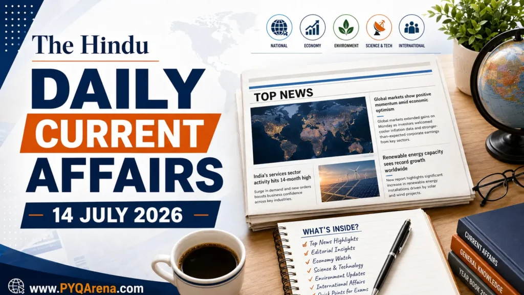 Daily Current Affairs from The Hindu for 14 July 2026