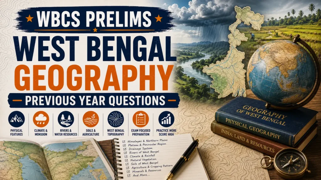 WBCS Prelims West Bengal Geography