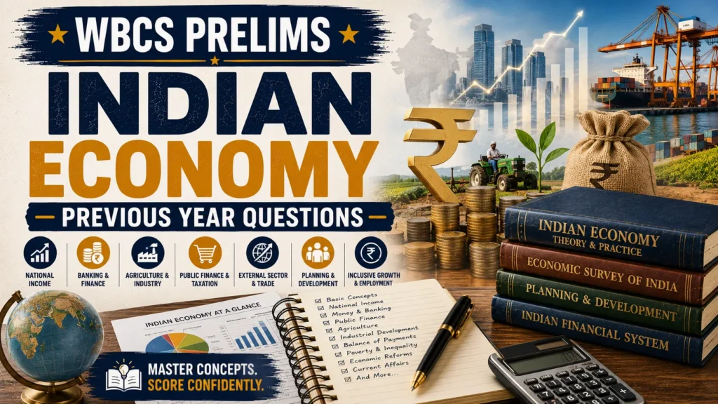 WBCS Prelims Indian Economy