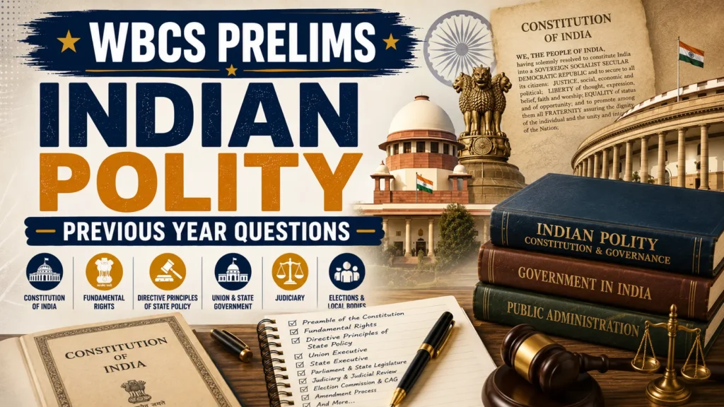 WBCS Prelims Indian Polity