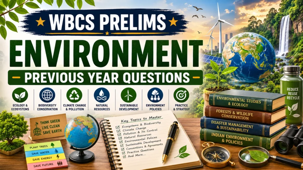 WBCS Prelims Environment