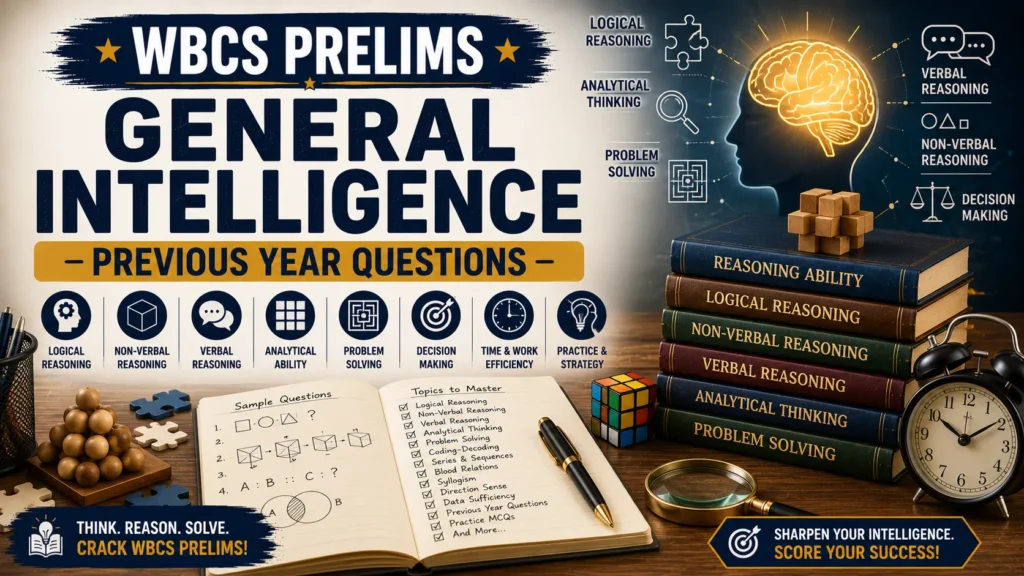 WBCS Prelims General Intelligence