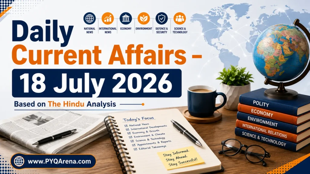 Daily Current Affairs from The Hindu for 18 July 202