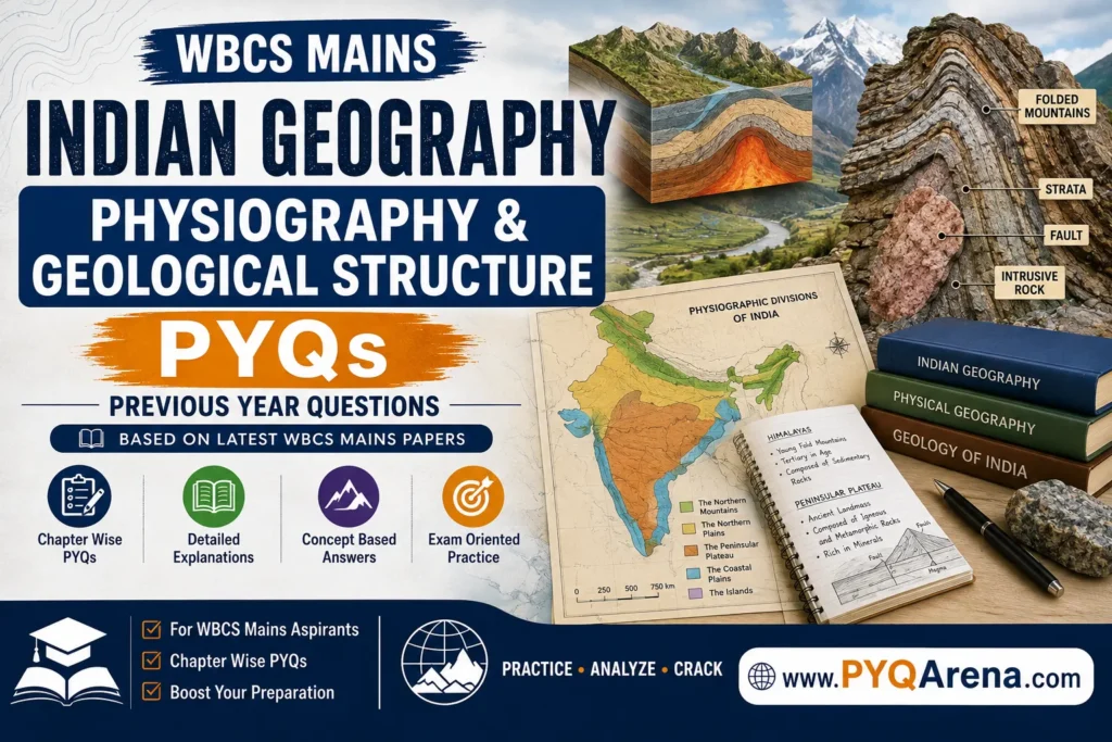 WBCS Mains Indian Geography Physiography