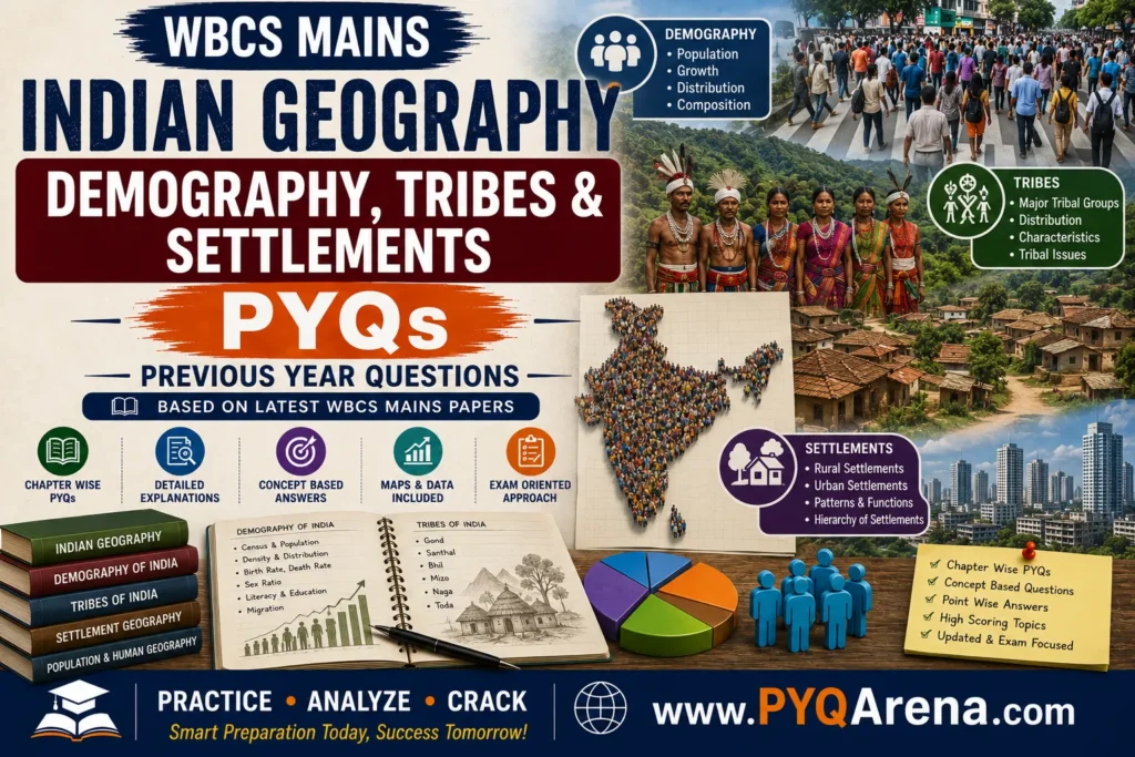 WBCS Mains Indian Geography Demography