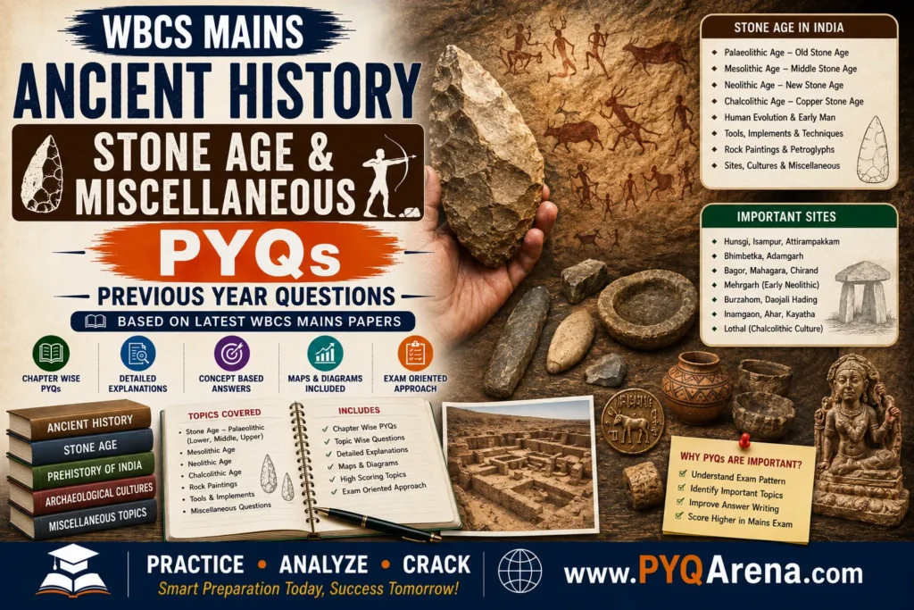 WBCS Mains Ancient History Stone Age