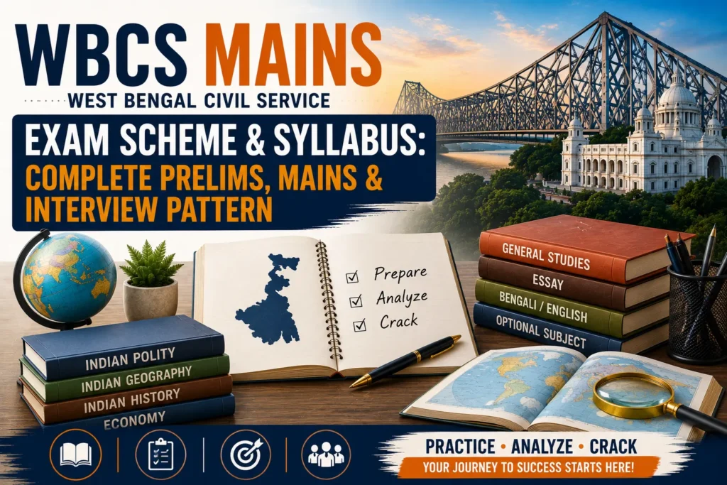 WBCS Exam Scheme & Syllabus 2026