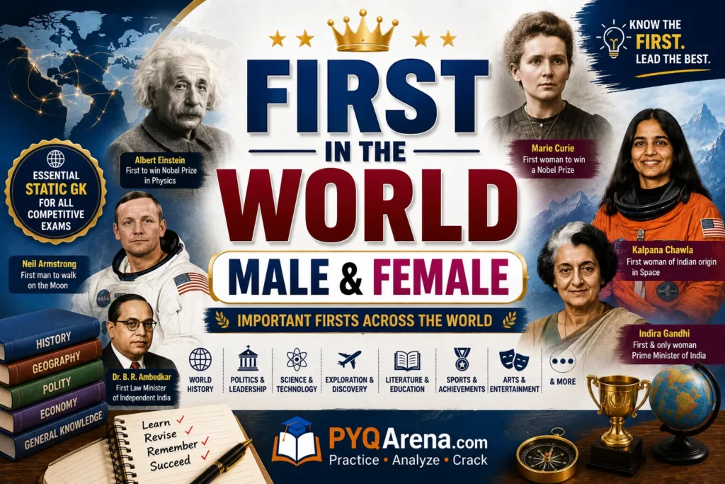 First in the World: Male & Female