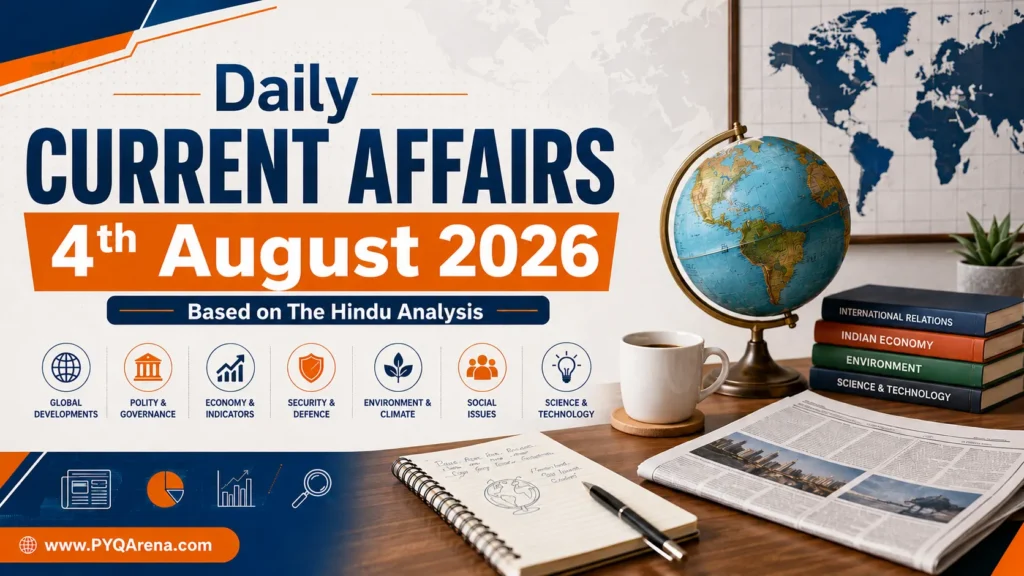 Current Affairs from The Hindu for 4th August 2026