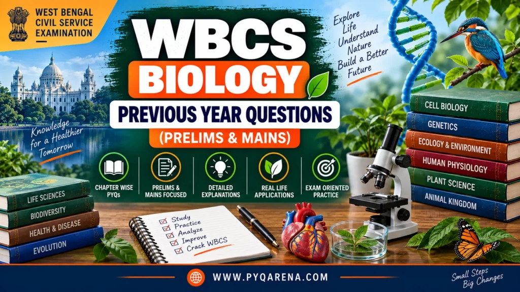WBCS Biology Previous Year Questions