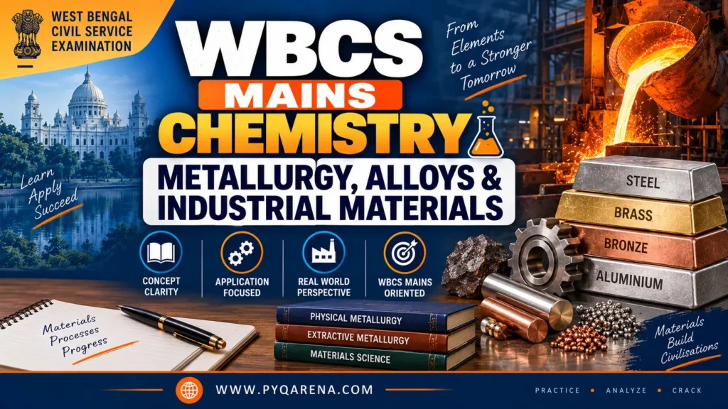 WBCS Mains Chemistry Metallurgy, Alloys & Industrial Materials PYQs