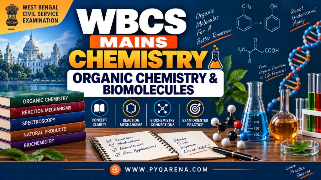 WBCS Mains Chemistry Organic Chemistry & Biomolecules PYQs
