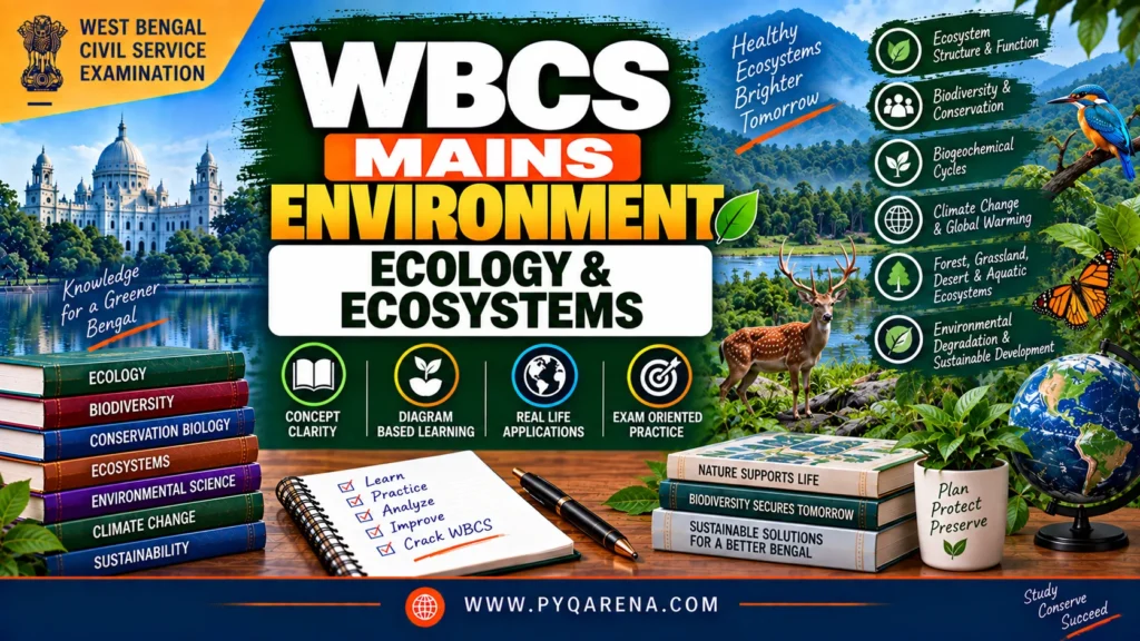 WBCS Mains Environment Ecology & Ecosystems PYQs