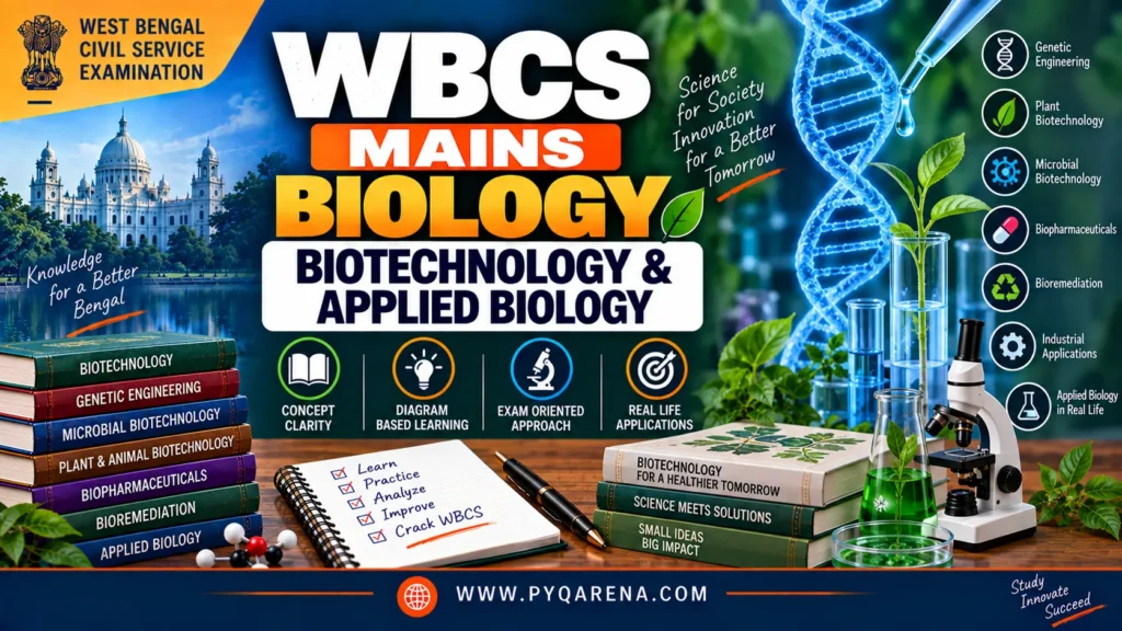 WBCS Mains Biology Biotechnology & Applied Biology