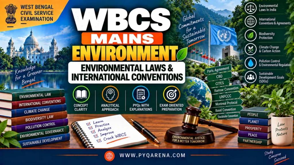 WBCS Mains Environment Environmental Laws