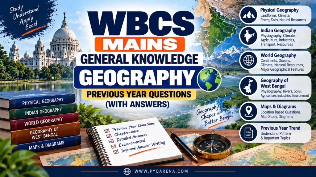WBCS Mains General Knowledge Geography PYQs