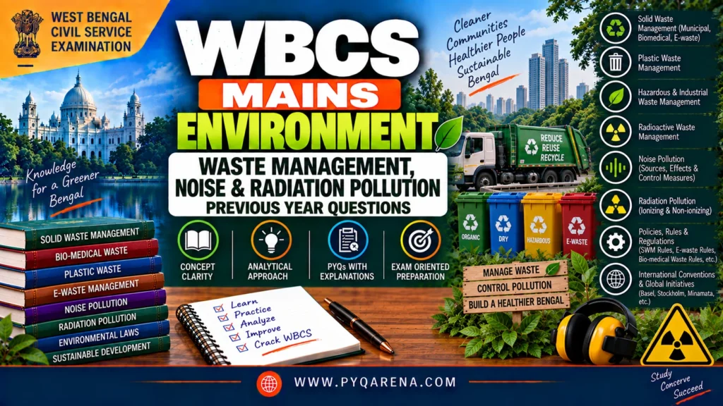 WBCS Mains Environment Waste Management, Noise & Radiation Pollution