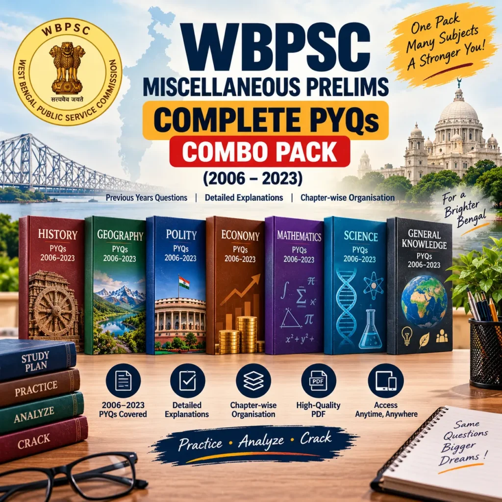 WBPSC Miscellaneous Prelims Complete PYQs Combo Pack